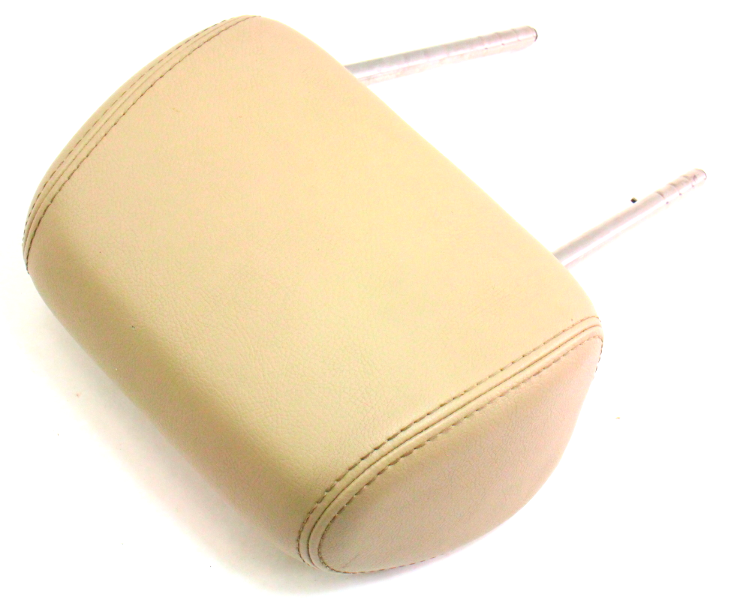RH Front Seat Headrest 01-05 VW Passat B5.5 Sunshine Beige Leather ~ Head Rest