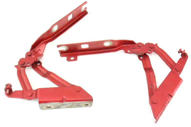 Hood Hinges 05-10 VW Jetta Rabbit GTI MK5 - LA3W Red - 1K0 823 301 C & 302 C