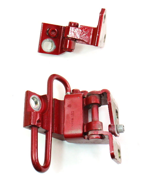 RH Front Door Hinges 05-10 VW Jetta Rabbit GTI MK5 - LA3W Red - 1K0 831 412 K