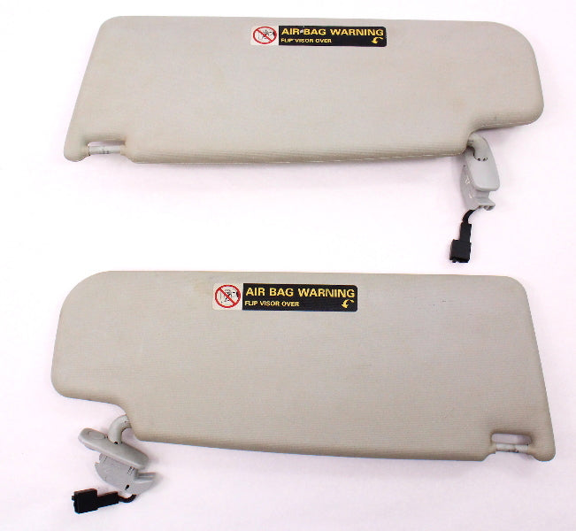 Sunvisor Sun Visor Set 99-05 VW Jetta Golf GTI MK4 Passat B5 Beetle - Genuine