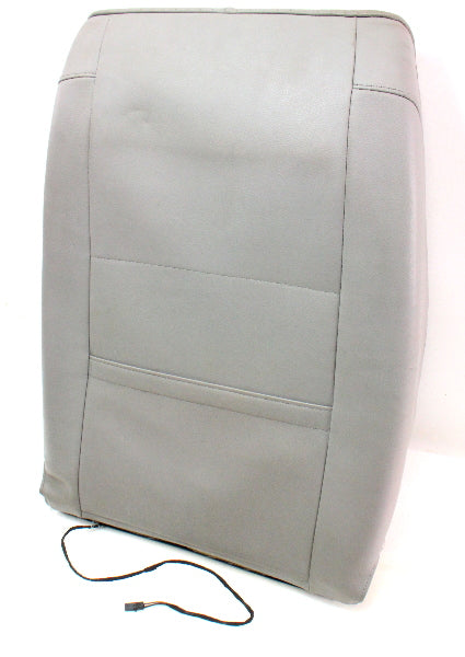 LH Front Seat Back Rest Foam & Cover 06-10 VW Passat B6 - Grey Leather
