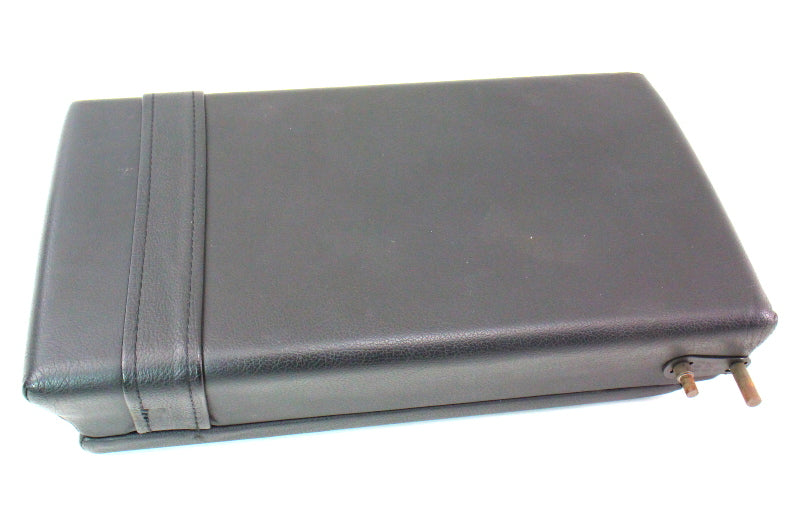 Black Leather Rear Seat Armrest 01-05 VW Passat B5.5 Arm Rest - Genuine