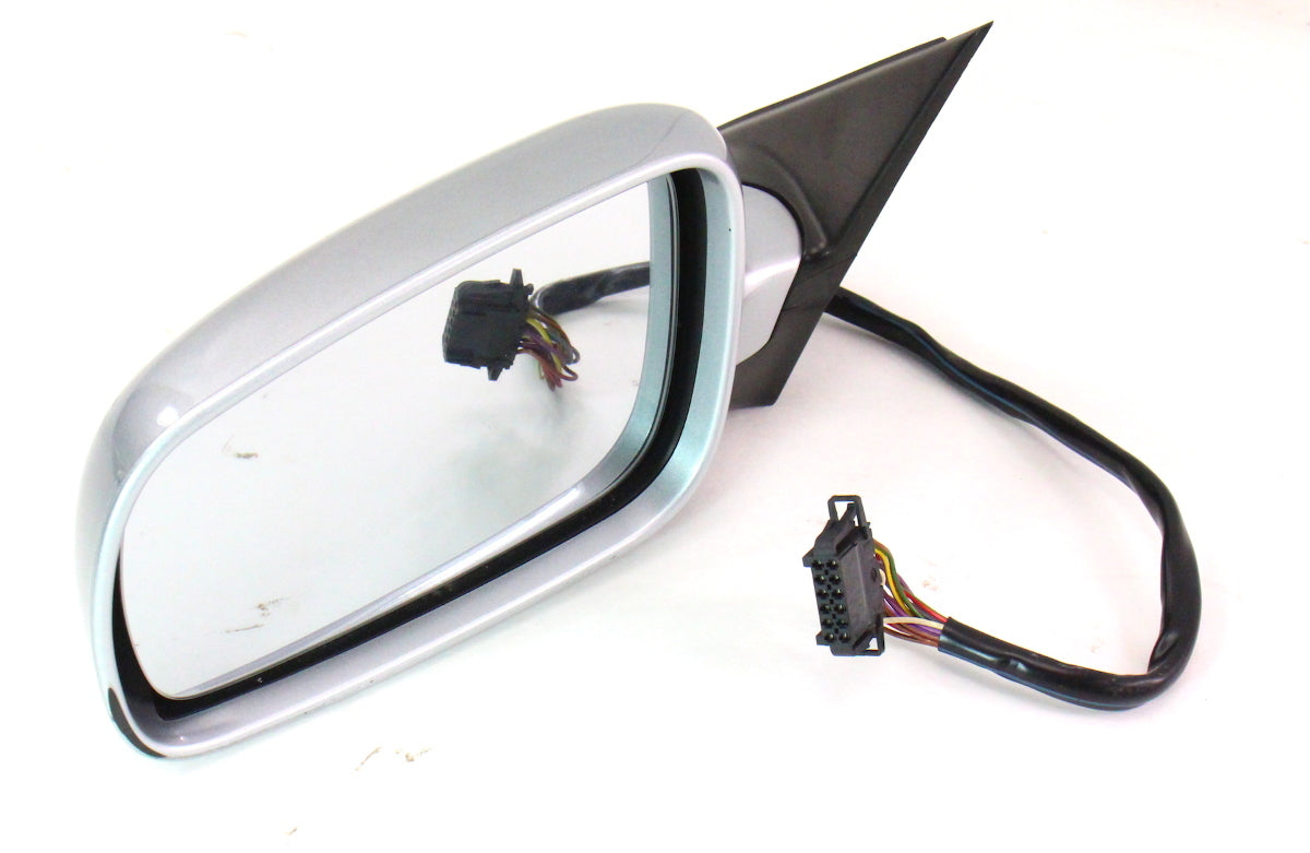 LH Exterior Side View Door Mirror 98-04 VW Passat B5 Genuine - LB7Z Silver