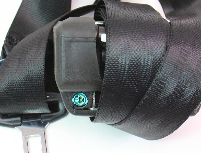 Rear Seat Belt Shoulder Belt 09-15 Audi A4 S4 B8 - Black - Genuine - 8T0 857 805