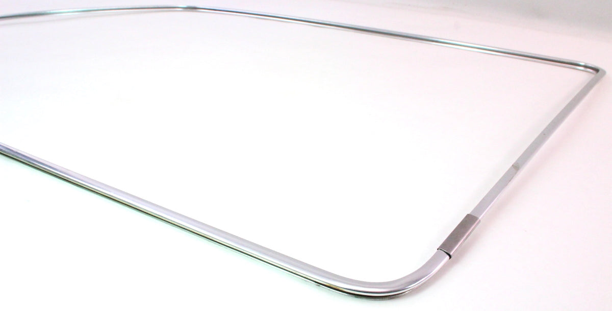 LH Front Chrome Window Trim Molding 75-84 VW Rabbit 4-Door Pickup Mk1 ~ Genuine
