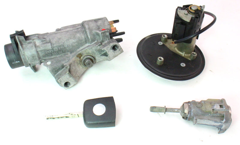Lock Key Set Ignition Door Handle 99-05 VW Jetta Golf GTI MK4 ~ 4B0 905 851 C