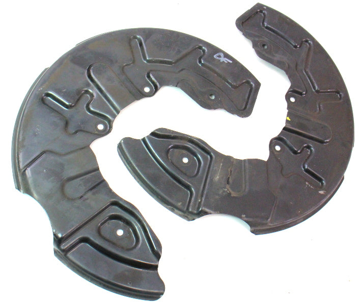 Front Brake Dust Shields Guard 02-08 Audi A4 B6 B7 Genuine - 8E0 615 311 / 312 A