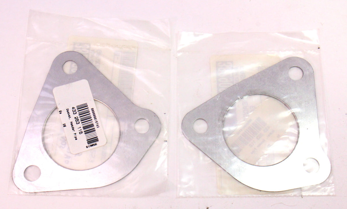 2x NOS Exhaust Down Pipe Gaskets 93-99 VW Jetta GTI MK3 Passat VR6 - 433 253 115