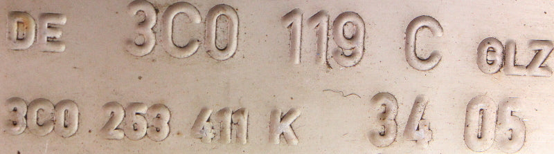 Stock Center Muffler Resonator 06-10 VW Passat B6 2.0T - Genuine - 3C0 253 411 K