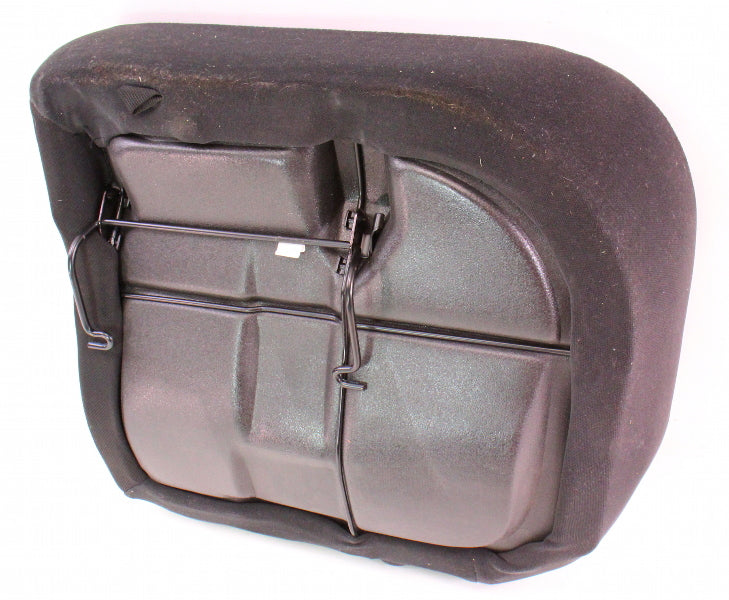 LH Rear Back Seat Cushion Foam & Cover 99-01 VW Jetta Golf MK4 ~ Black Cloth