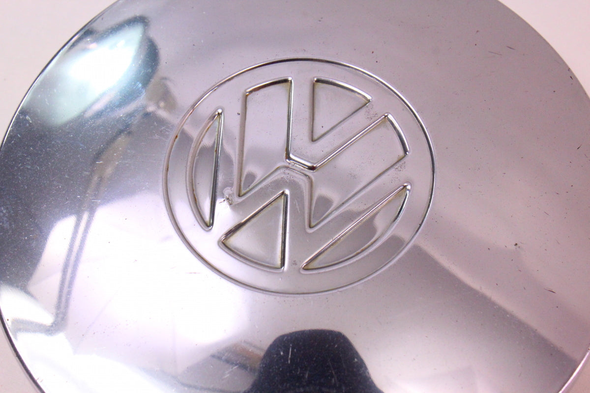 1x Chrome Steel Wheel Center Hub Cap Hubcap 75-84 VW Rabbit Jetta Pickup MK1