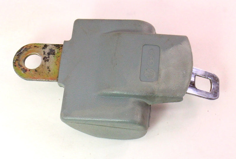 Rear Lap Seatbelt  Buckle 75-84 VW Rabbit MK1 Seat Belt - Grey - Genuine