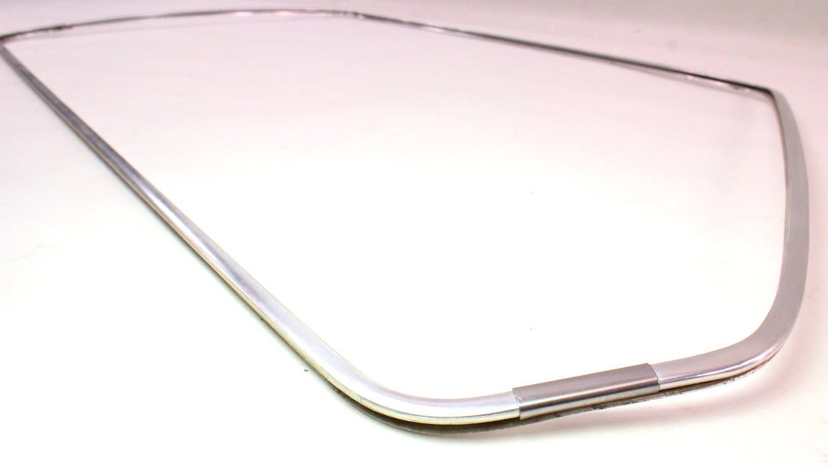LH Rear Chrome Aluminum Window Trim Molding 75-84 VW Rabbit Mk1 4 Door - Genuine