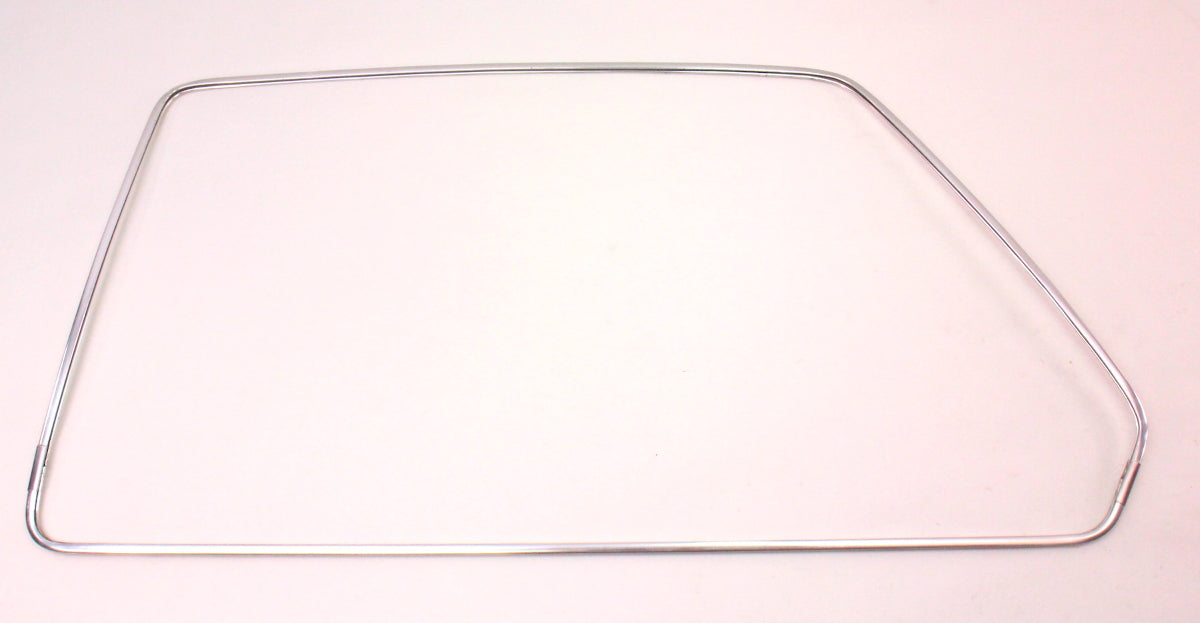 LH Rear Chrome Aluminum Window Trim Molding 75-84 VW Rabbit Mk1 4 Door - Genuine