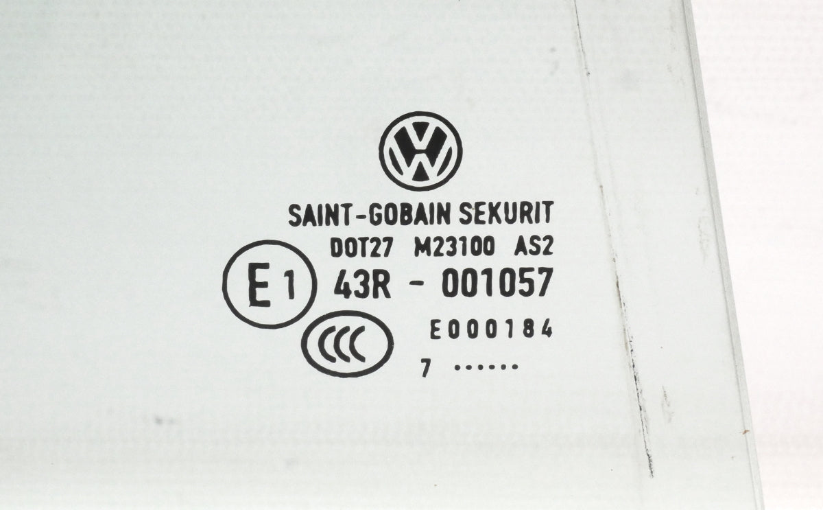 RH Rear Quarter Door Window Side Glass 06-09 VW Rabbit Golf GTI MK5 - Genuine