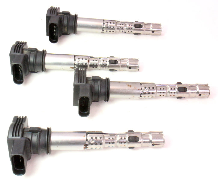 4x Ignition Coil Set 05-10 Audi A4 Q5 RS4 VW Jetta GTI Touareg - 06F 905 115 F