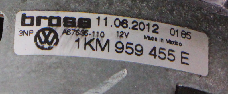 RH Radiator Cooling Fan Jetta Sportwagen Passat B6 Beetle A3 Brose 1KM 959 455 E