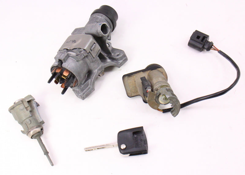 Lock Set Key Ignition Housing Door Handle 01-05 VW Passat B5.5 ~ 4B0 905 851