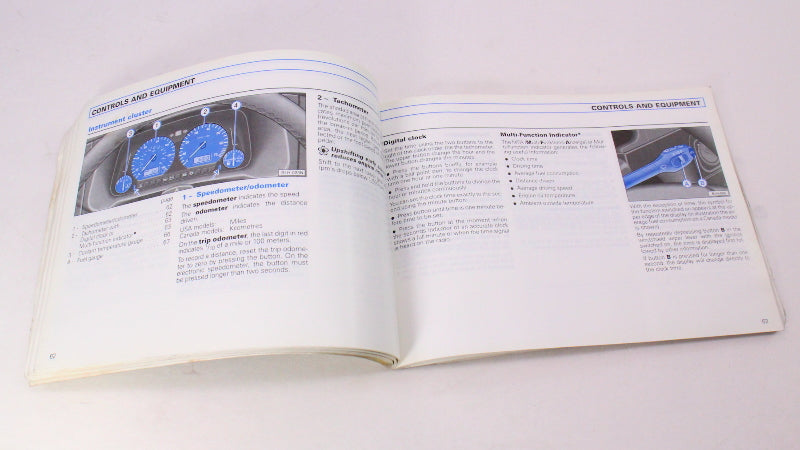 1999 VW Jetta Owners Manual Books & Case 93-99 VW Volkswagen Mk3 - Genuine