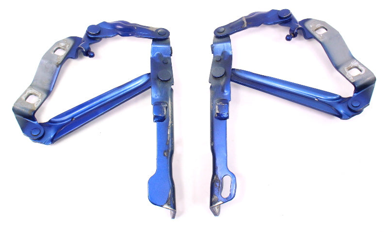 Hood Hinges 98-10 VW New Beetle LA5W Ravenna Blue - 1C0 823 301 F & 302 F
