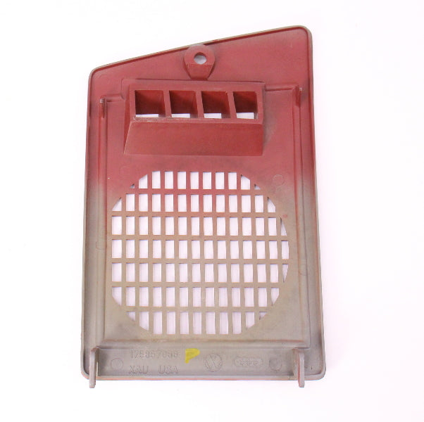 RH Front Red Dash Speaker Grill Cover 81-84 VW Rabbit Pickup MK1 ~ 175 857 086