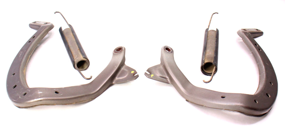 Trunk Hinges & Springs 85-92 VW Jetta MK2 - LA8V Quartz Grey - Genuine