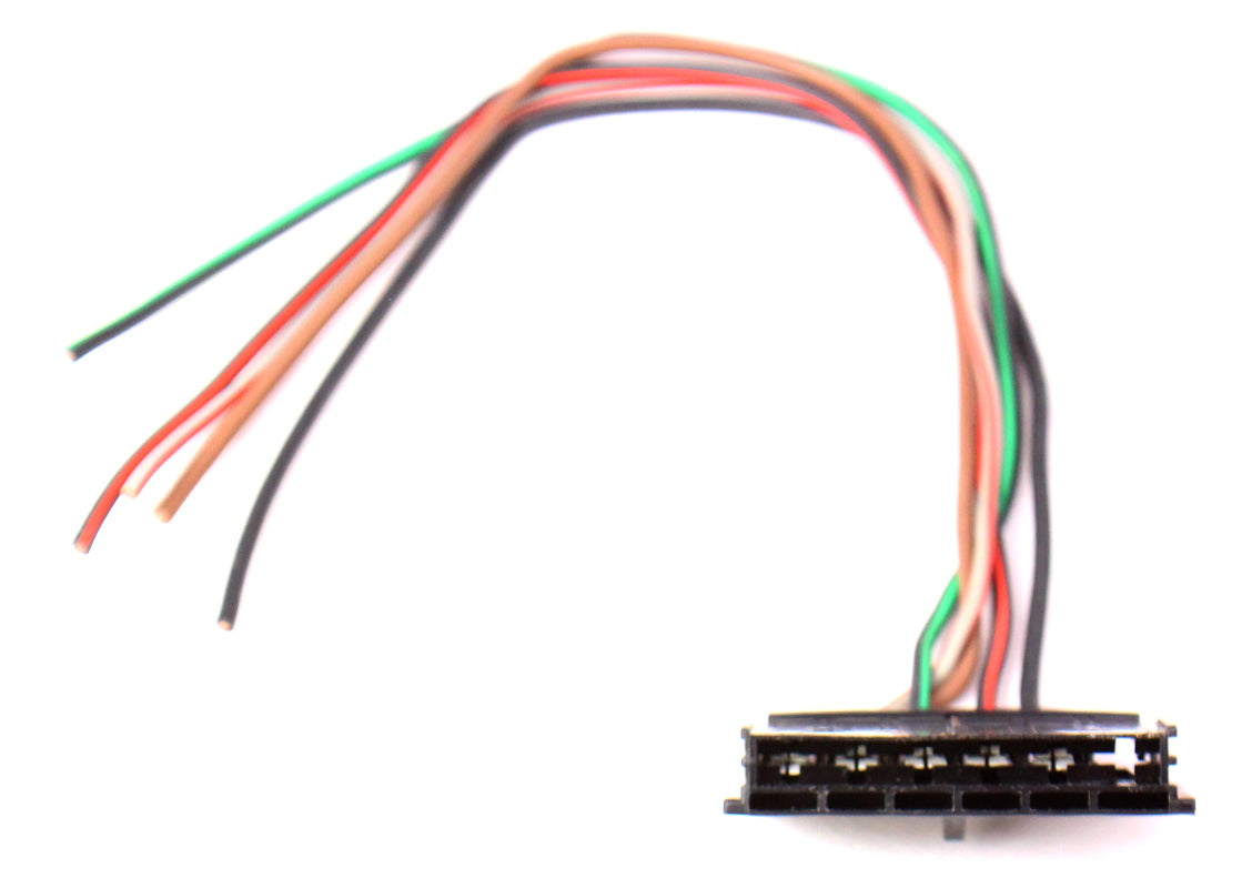 RH Tail Light Lamp Plug Wiring Pigtail Harness 85-92 VW Jetta MK2 - 161 945 247