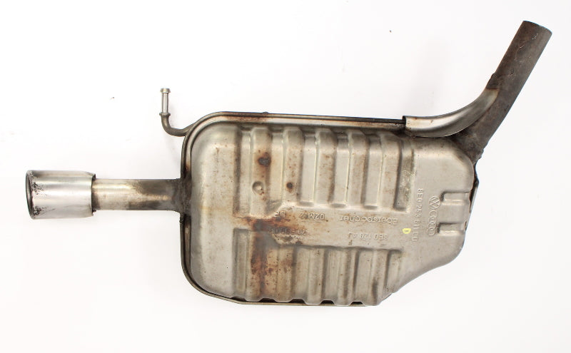 LH Exhaust Muffler 02-05 Audi A4 B6 Sedan - 8E0 253 611 CQ
