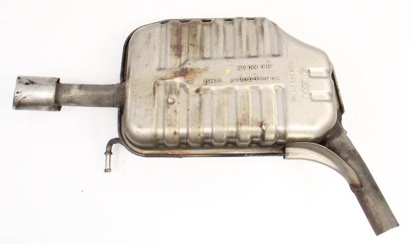 RH Exhaust Muffler 02-05 Audi A4 B6 Sedan - 8E0 253 611 CR
