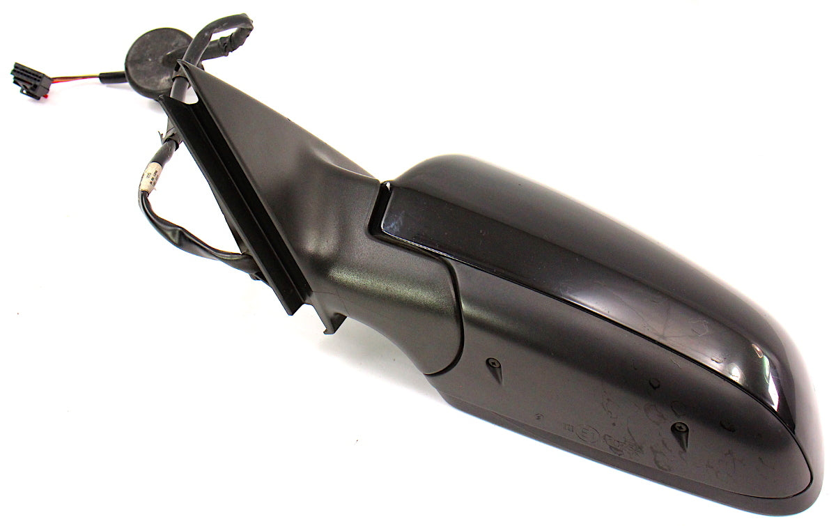 LH Exterior Side View Door Mirror 06-08 Audi A3 ~ Genuine ~ LY9B Brilliant Black