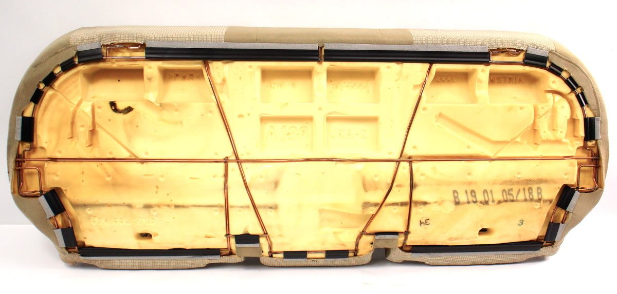 Rear Back Lower Seat Cushion & Cover 06-13 Audi A3 8P - Torrone Beige Cloth