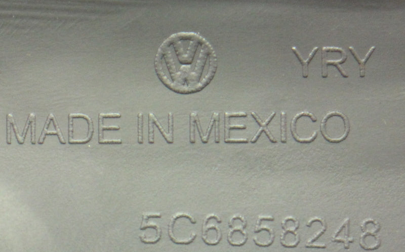 RH Dash End Cap Panel Trim 11-18 VW Jetta Sedan MK6 - Genuine - 5C6 858 248