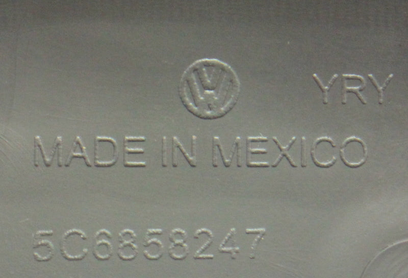 LH Dash End Cap Panel Trim 11-18 VW Jetta Sedan MK6 - Genuine - 5C6 858 247