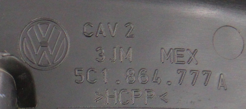 Floor Foot Rest Dead Pedal 11-18 VW Jetta MK6 - Genuine - 5C1 864 777 A