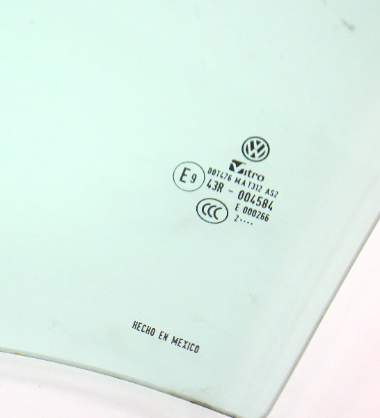 LH Rear Side Window Exterior Door Glass 11-18 VW Jetta Sedan MK6 - Genuine