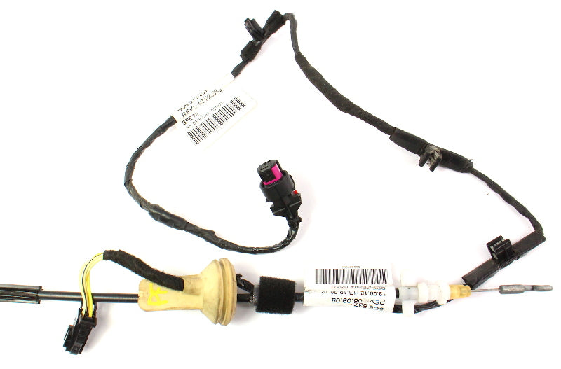 RH Front Door Latch Cable / Harness 11-18 VW Jetta MK6 - 5C6 837 086 / 972 297