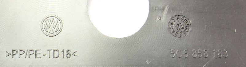 Trunk Latch Access Cover Trim Cap 11-18 VW Jetta MK6 - Genuine - 5C6 858 183