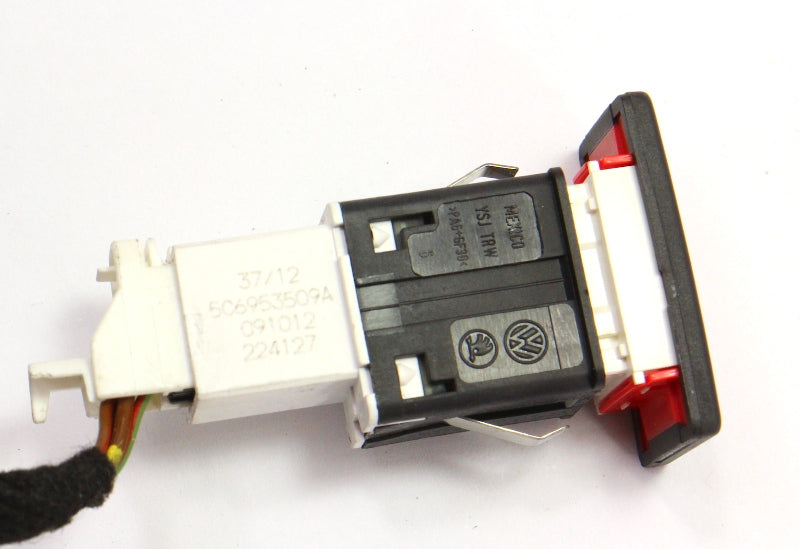 Hazard Flashers Switch Control Button 11-14 VW Jetta MK6 Genuine - 5C6 953 509 A