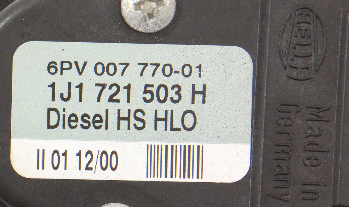 Accelerator Pedal 00-05 VW Jetta MK4 1.9 Diesel TDI ALH - 1J1 721 503 H Genuine