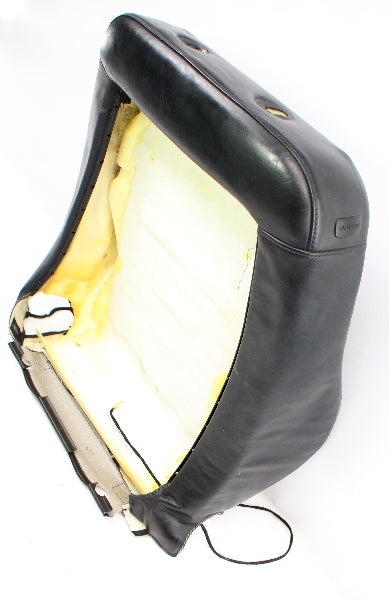 RH Front Black Leather Seat Back Rest 00-02 Audi S4 B5 - Sport Seat - Genuine