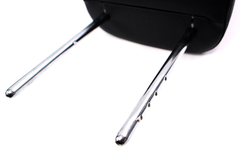 Front Seat Headrest 10-14 VW Jetta Sportwagen Golf MK6 Titan Black Leatherette