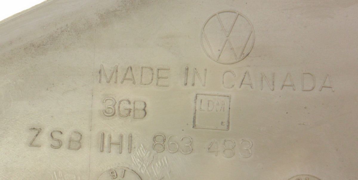 LH Lower Kick Interior Panel 93-99 VW Jetta Golf Cabrio MK3 - 1H1 863 483