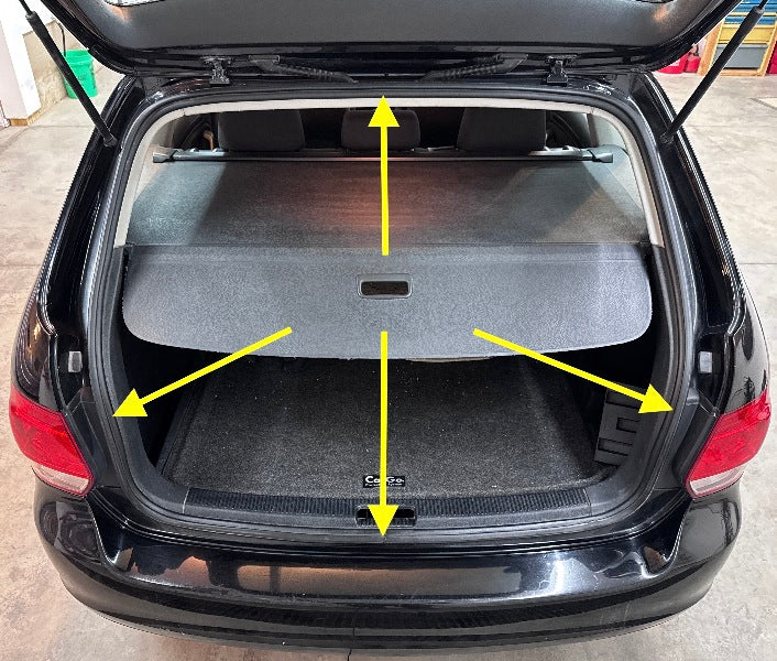 Hatch Trunk Seal Rubber Weather Stripping 09-14 VW Jetta Sportwagen MK5 MK6