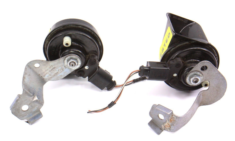 Horn Set 05-10 VW Jetta Rabbit GTI MK5 Sportwagen Clarton 1K0 951 221 B / 223 B