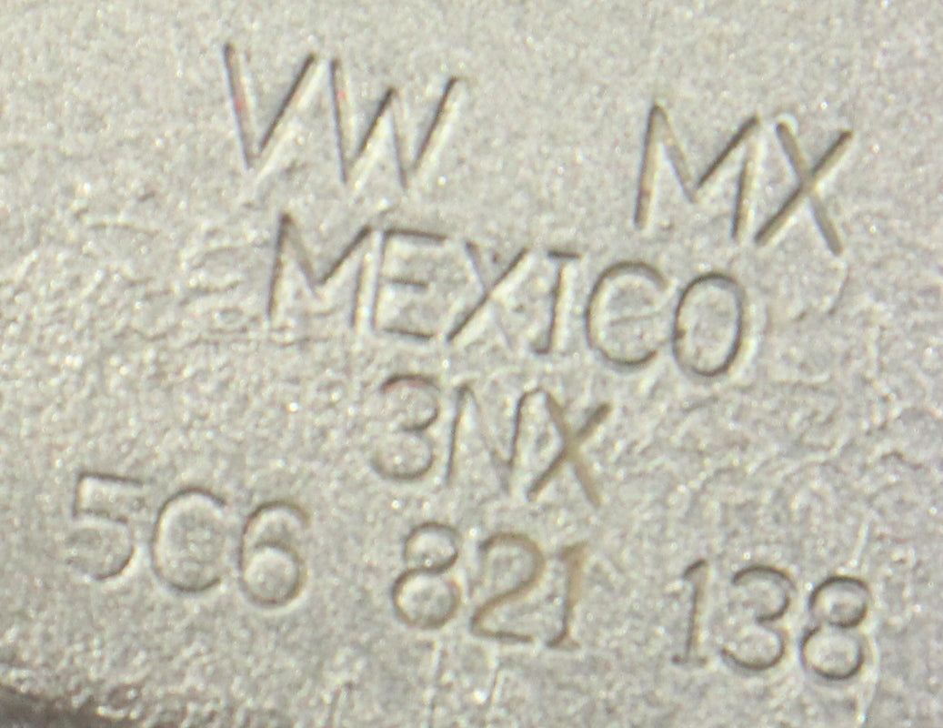 RH Fender Support Mount Bracket 11-18 VW Jetta MK6 LD7X - Genuine - 5C6 821 138