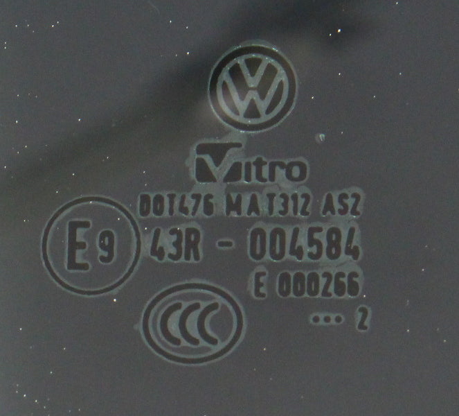 RH Rear Side Window Exterior Door Glass 11-18 VW Jetta Sedan MK6 Tinted