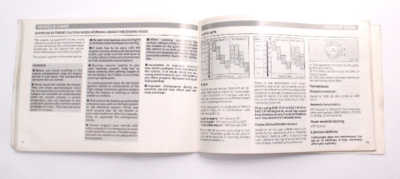 1989 VW Jetta Owners Manual Book MK2 - Genuine