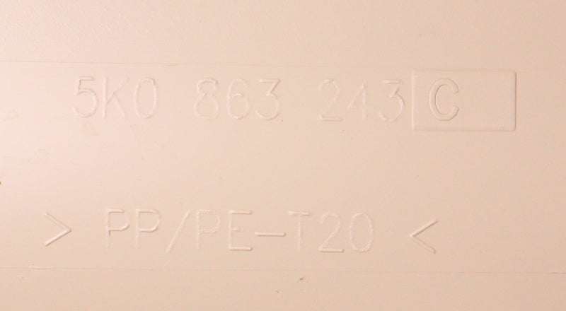 Center Console Cupholder 10-14 VW Jetta Sportwagen Golf MK6 ~ 5K0 863 243 C