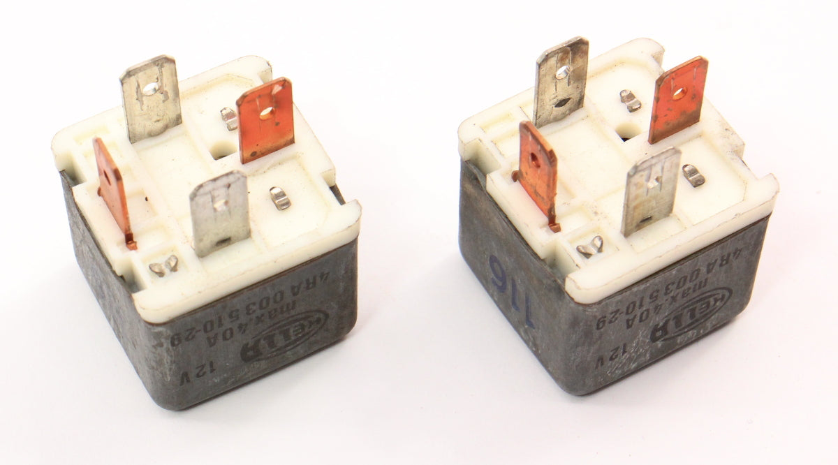 2x Relay 53 Multi Purpose Fog Horn Defrost Fuel Pump VW Audi ~ 141 951 253 B