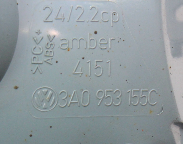 LH Bumper Turn Signal Parking Light 95-97 VW Passat B4 - Genuine - 3A0 953 155 C